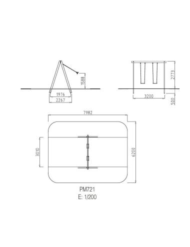 Balançoire RUSTIQUE PM721 (md)