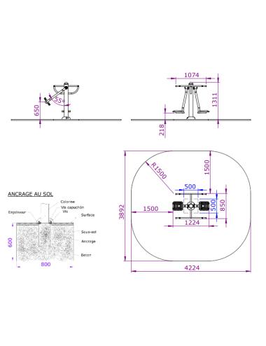 Fitness ÉQUILIBRAGE DP658