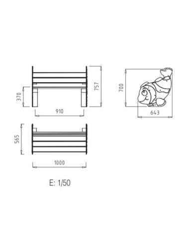 Banc enfant TROPI MB156 (md)