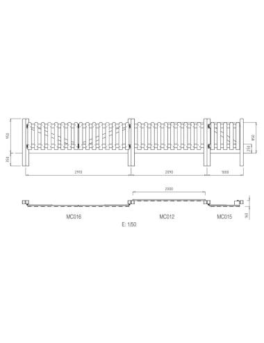 MC016 PARC porte 3 m (md)