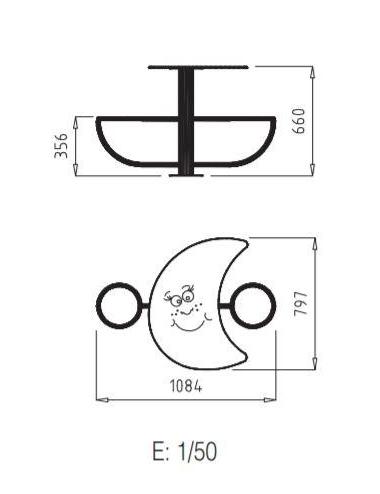 Table enfant LUNE MM054 (md)